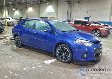 2016 Toyota Corolla L from USA, damaged, VIN 5YFBURHE0GP544337